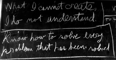 Feynman's last blackboard